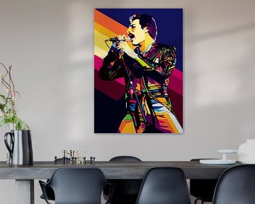 Freddie Mercury Style WPAP