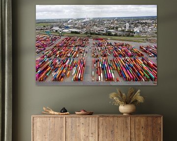 Der Containerterminal in Antwerpen aus der Vogelperspektive von Jeroen Kleiberg