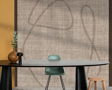 TW living - Linen collection - abstract line nature van TW living