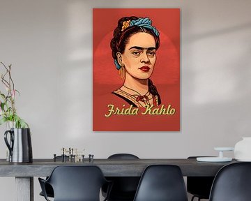 Frida dessin animé sur WpapArtist WPAP Artist