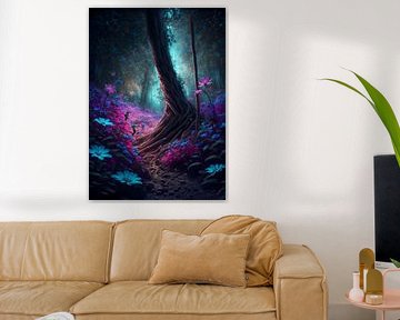 Forest Teal And Purple sur WpapArtist WPAP Artist