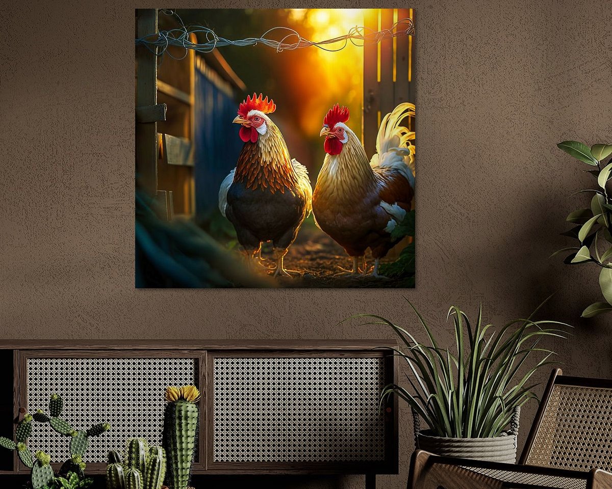Example of the artwork in a room