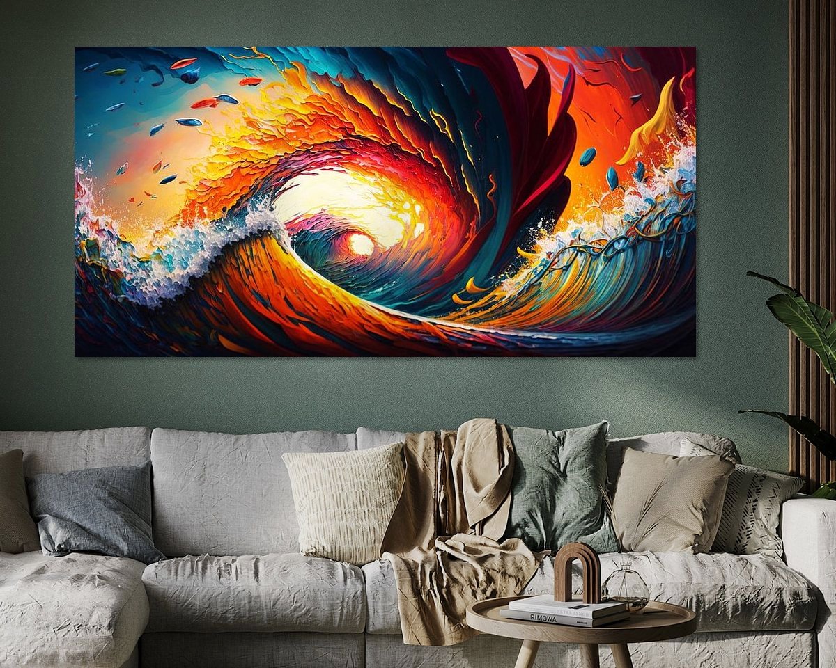 Example of the artwork in a room