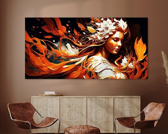 Example of the artwork in a room