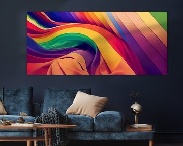 abstrakter Regenbogenfarben Hintergrund Illustration von Animaflora PicsStock