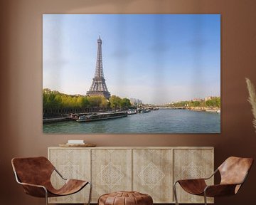 Seine Eiffel Tower in spring by Dennis van de Water