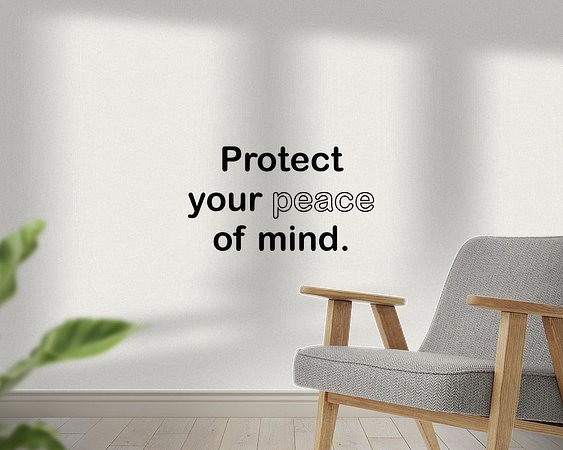 Example of the artwork in a room