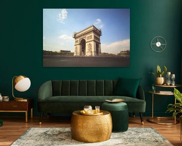 Arc de Triomphe long shutter speed by Dennis van de Water