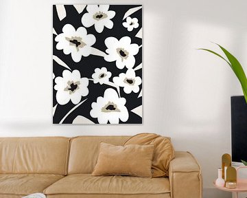 Expressive Floral Pattern van Bohomadic Studio