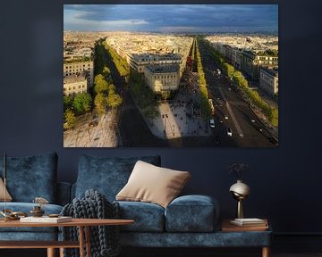 Arc de Triomphe shadow Paris by Dennis van de Water