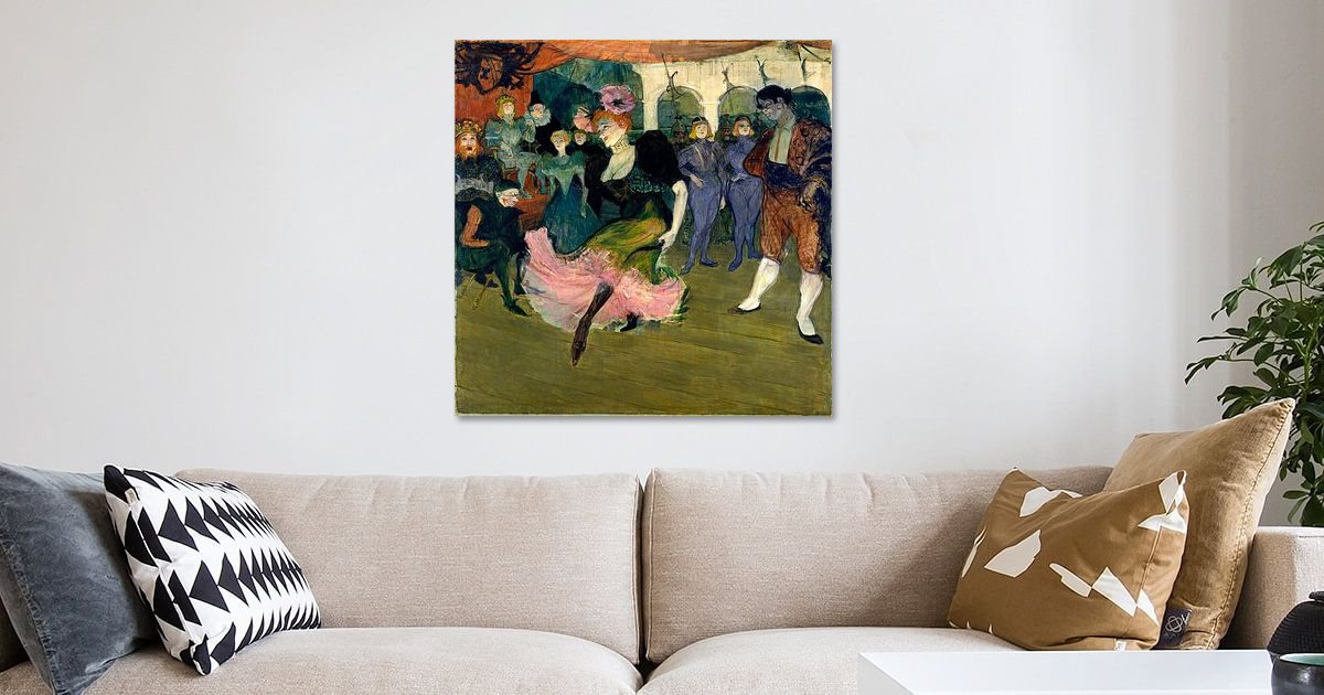 Moulin Rouge. La Goulue and her sister after H. de Toulouse-Lautrec