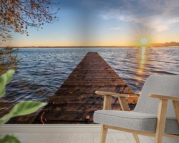 Morning light at Lake Chiemsee in Chiemgau by Daniel Gastager