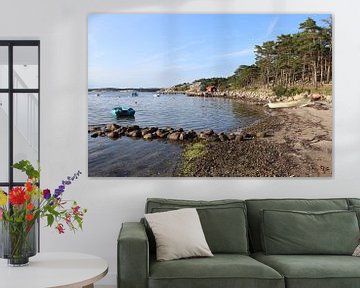 Kyrkviken Strand, Resö, Zweden van Imladris Images