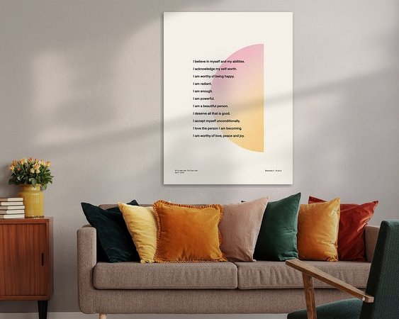 Example of the artwork in a room