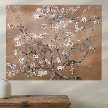 Almond blossom Vincent van Gogh in modern look No 1 by Kjubik