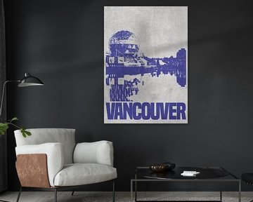 The Vancouver skyline by DEN Vector