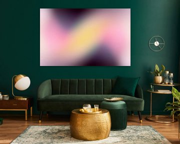 Digital art kleurverloop pastel en warme kleuren van Studio Allee