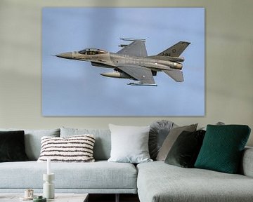 Take-off F-16 Fighting Falcon Koninklijke Luchtmacht.