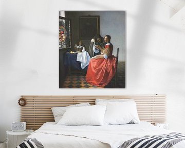 Meisje met wijnglas, Johannes Vermeer