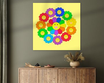 Regenbogenblumen von Elles Rijsdijk