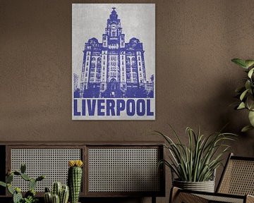 The Royal Liver building by DEN Vector