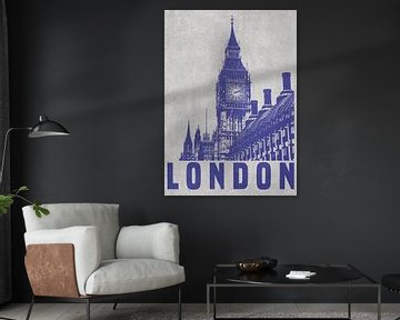 Big Ben in London by DEN Vector