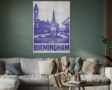 Birmingham stad van DEN Vector