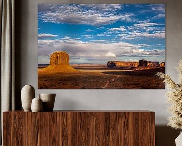 Merrick Butte in Monument Valley van Stefan Verheij