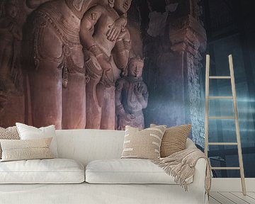 Junger Mönch in den Tempeln von Bagan von Roland Brack