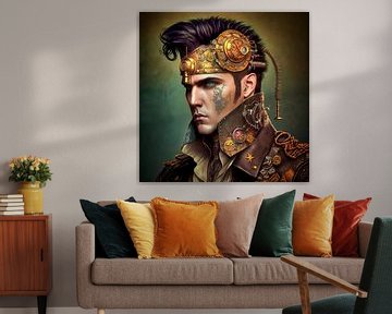 Steampunk Elvis van Digital Art Nederland