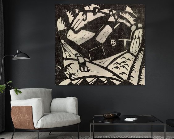 Example of the artwork in a room