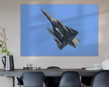 Décollage du Dassault Mirage 2000D français. sur Jaap van den Berg