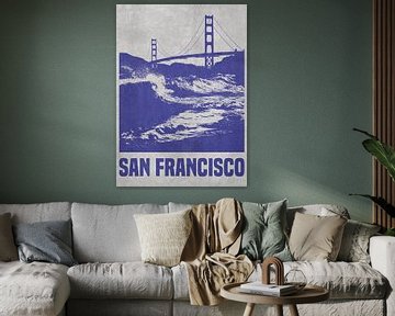 Die Golden Gate Bridge in San Francisco von DEN Vector