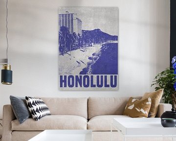 Honolulu's horizon by DEN Vector
