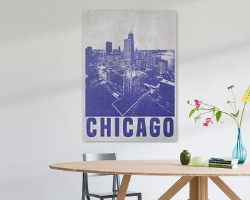 Chicago's horizon by DEN Vector