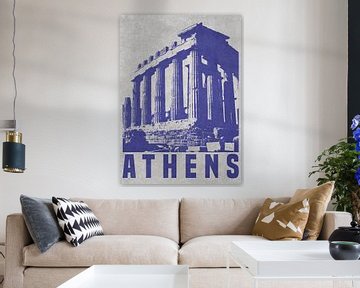 Athenian Acropolis in Greece by DEN Vector