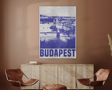 Budapest's skyline by DEN Vector