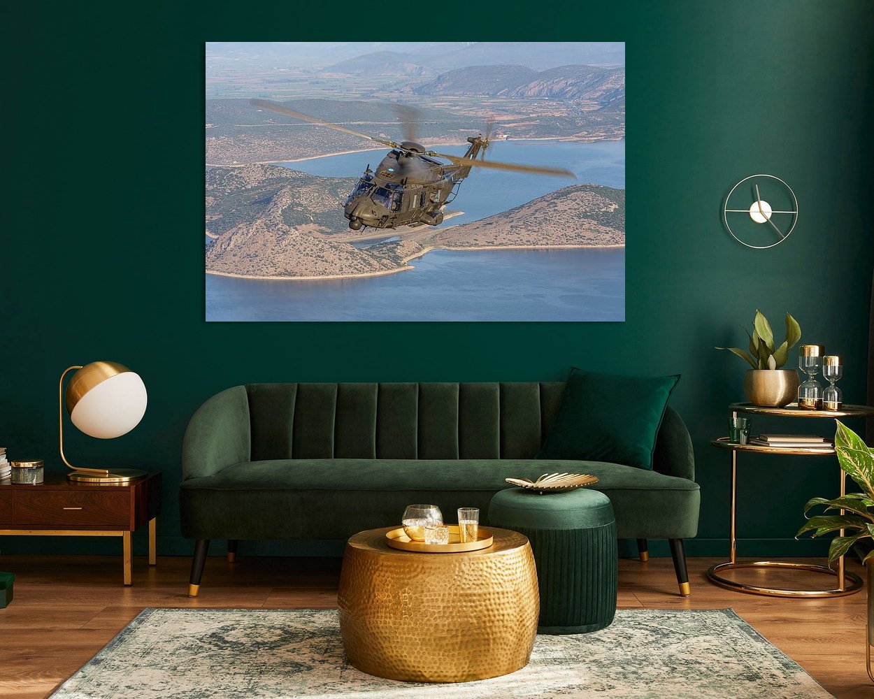 Example of the artwork in a room