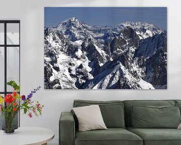 Bergketen, Mont Blanc-massief van Hozho Naasha