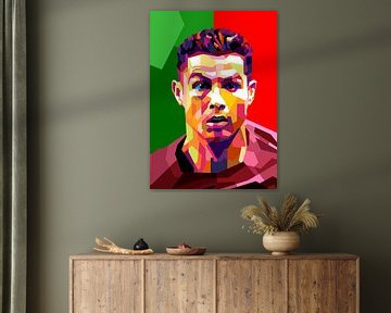Cristiano Ronaldo WPAP von Awang WPAP Pop Art