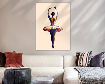 Ballet Pop Art beautiful by WpapArtist WPAP Artist