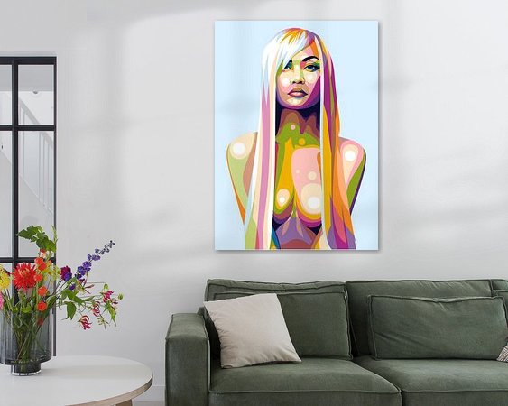 Example of the artwork in a room