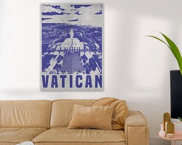 La ligne d'horizon du Vatican sur DEN Vector