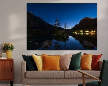 Blaue Stunde am Hintersee von Denis Feiner