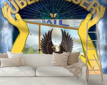 Example of the artwork in a room