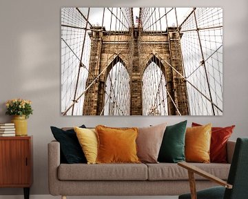 Brooklyn bridge, New York van Stefan Verheij
