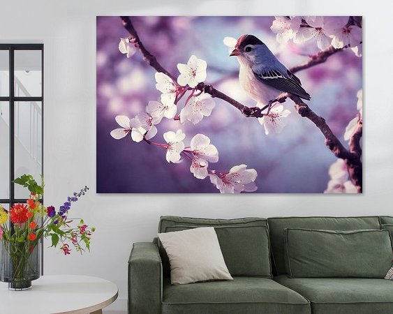 Example of the artwork in a room