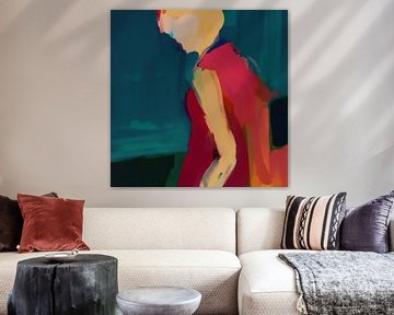 Kleurrijk schilderij abstract van Studio Allee