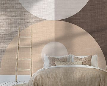TW Living - Linen collection Abstract ZEN BEIGE