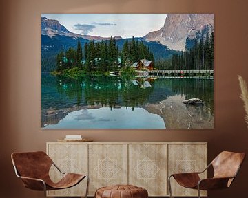 Lake Emerald in the Rocky Mountains by Roland Brack